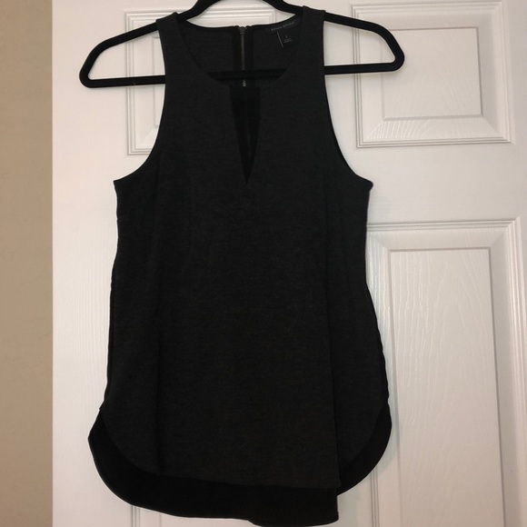 Banana republic dark grey mesh top - Picture 1 of 4